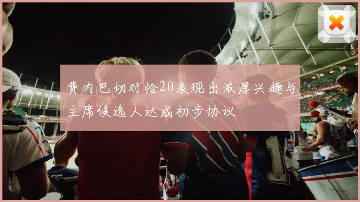 费内巴切对恰20表现出浓厚兴趣与主席候选人达成初步协议